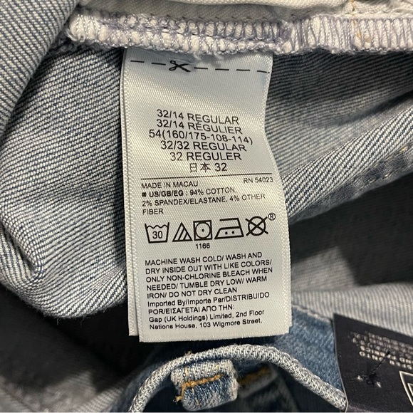 GAP True Skinny Mid Rise Jeans Light Wash 660446 32/14R - Picture 8 of 14